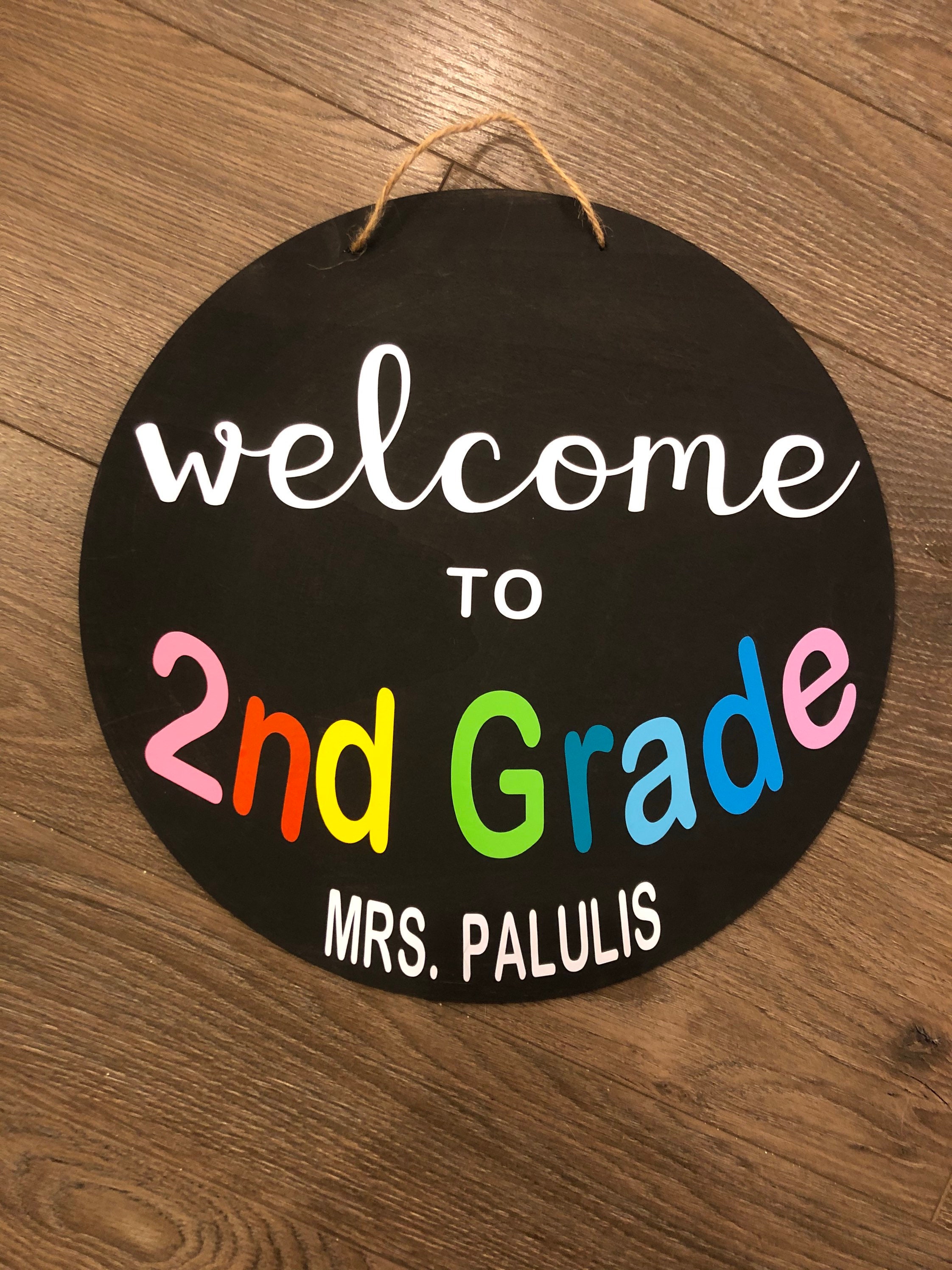 Teacher Door Sign Room Sign Workshop Sign Name/last Name | Etsy