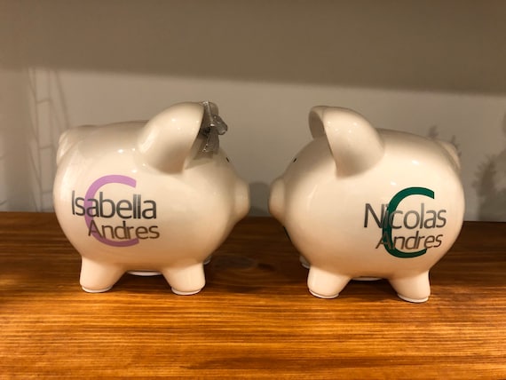 initial piggy bank