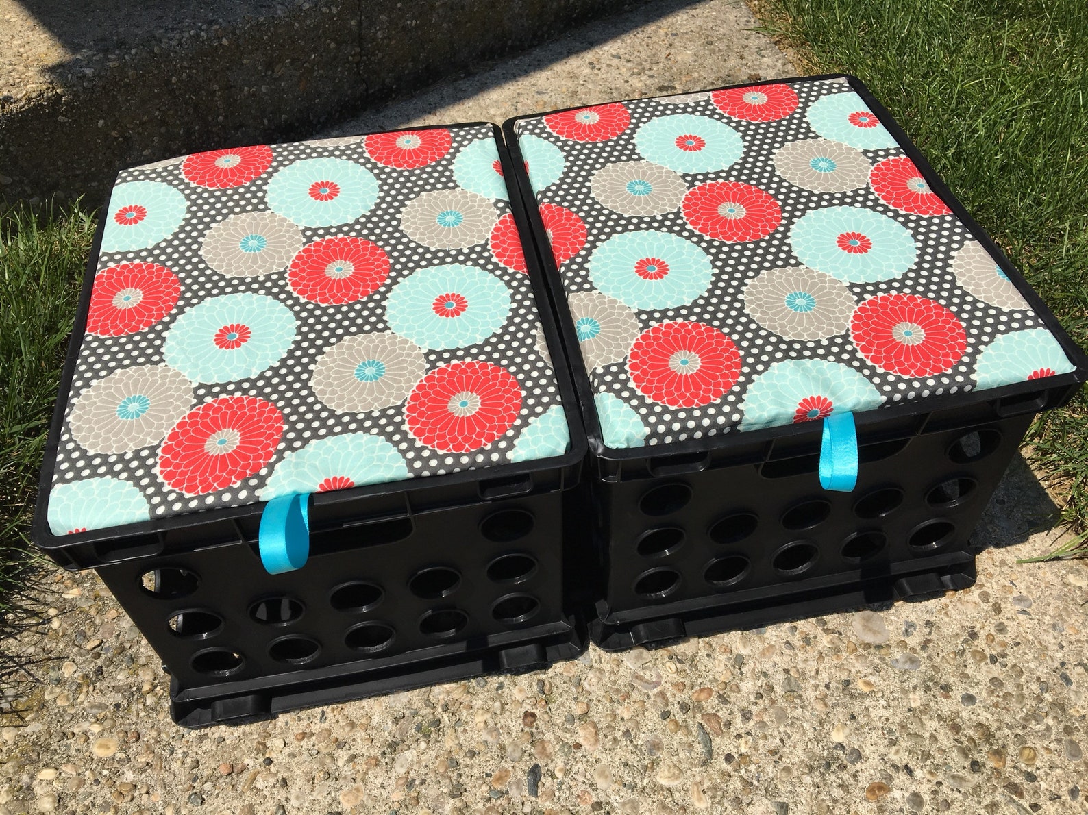 Flexible Seating/File Crate Seat/Storage Bin Seat/Crate Tops Etsy