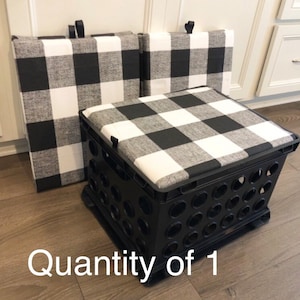 QUANTITY OF 1- Flexible Seating/File Crate Seat/Storage Bin Seat/Crate Tops ONLY