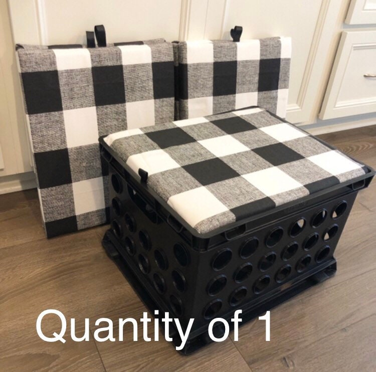 Milk crate footstool deals