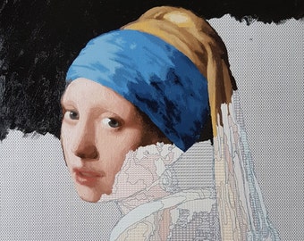 Amazing  'Girl with a Pearl Earring'  Oil Painting Kit