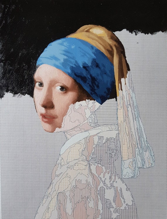 Amazing 'girl With a Pearl Earring' Oil Painting Kit 