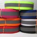 5 yard pkgs of 22 mm or 7/8" Reflective Fabric Tape, Grosgrain, Ribbon, Sew On 7/8"/3/8" or 22mm/10mm for leash, collar, clothing, trim