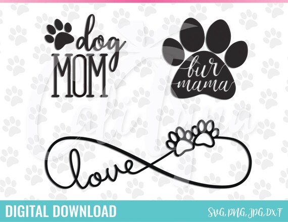 Download Dog Mom Instant Download Svg Cricut Svg Silhouette Cameo Etsy PSD Mockup Templates