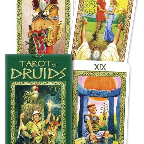 Tarot of Druids Fantastical Celtic Style Pagan Major Minor Arcana Deck Druidism Wicca Druidry Pagan Wiccan Magick Tarot Deck Druid Spells