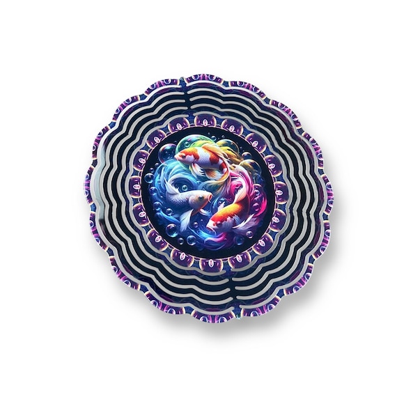 Koi Pond Fish Wind Spinner