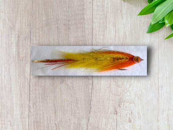 Hot Perch Big Game Changer Streamer Fly Fishing Flies Articulated Muskie,  Pike Striper 6 or 8 Saltwater, Freshwater Trolling Lure 