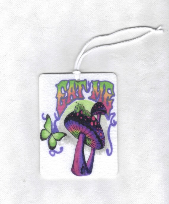 Eat Me - Alice in Wonderland Mushroom Air Freshener - unscented - Car Accessories