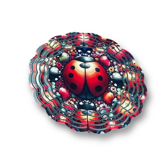 Ladybug Wind Spinner