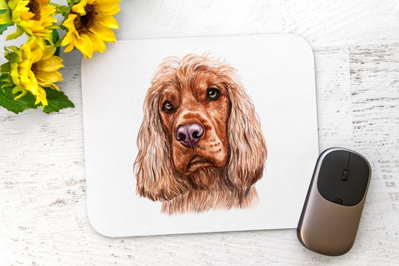 Gordon Irish Setter Mouse pad - Personalized Gift - Sporting Gun Dog breed Desk Accessories -Pet Lover Mousepad - Christmas, Birthday Gift