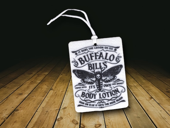 Buffalo Bill’s Lotion -Car Air freshener -Halloween Psychological Thriller -Serial Killer -Death’s Head Moth - Horror Cult Classics Ornament