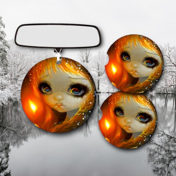 Little Match Girl Car Accessories - Gothic Victorian Decor - Birthday, Christmas Gift for Teen, Her - Jasmine Becket-Griffith