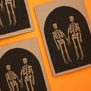 Halloween Beziehungskarte - You're my Boo - Halloween Paar Karte - Karte für Freundin - Karte für Freund - Gruselige Karte