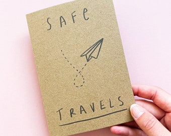 Safe Travels Kraft Card