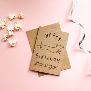 Alles Gute zum Geburtstag Wurst Karte