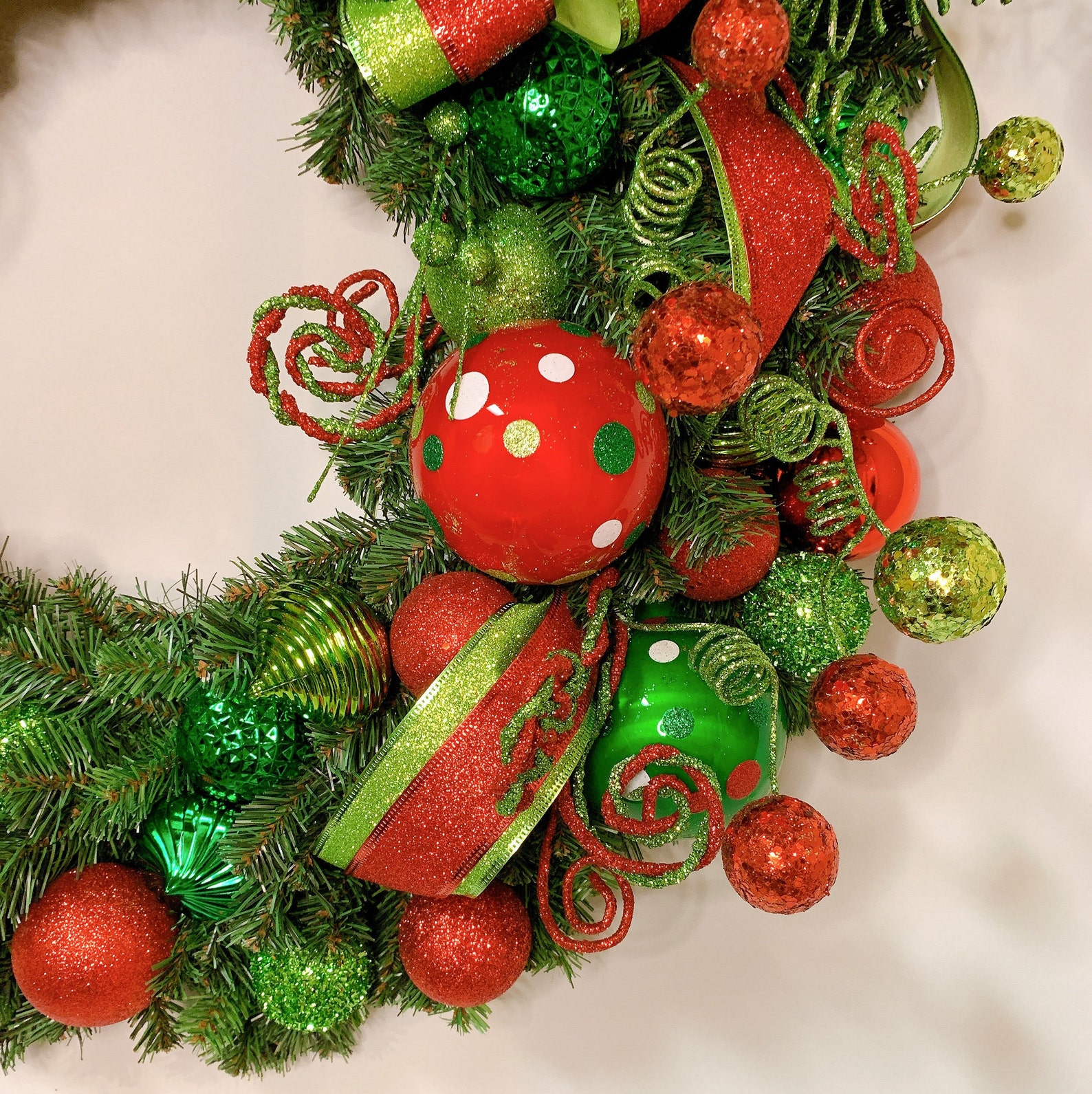 Whimsical Whoville Christmas Wreath Etsy.de