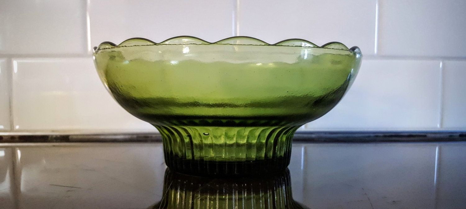 2 Vintage Emerald E O Brody Glass Bowls Etsy 2 Vintage Emerald E O Brody Glass Bowls Etsy