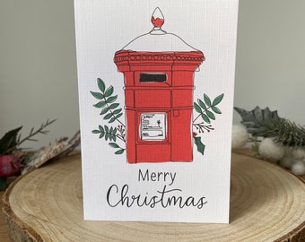 Printable Christmas Card / Robin Card / Downloadable Christmas Card ...
