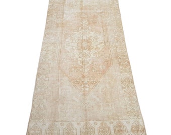 Pastell Türkischer Teppich 2,8x5,10 ft Anatolischer Türkischer Teppich Boho Teppich Boho Teppich Vintage Teppich Oushak Teppich Ethnische Teppiche Vintage Teppich Wohnkultur