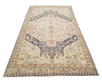 Anatolischer Teppich - Anatolischer Teppich - Moderner Rustikaler Teppich - Neutral Teppich 262x153 Cm