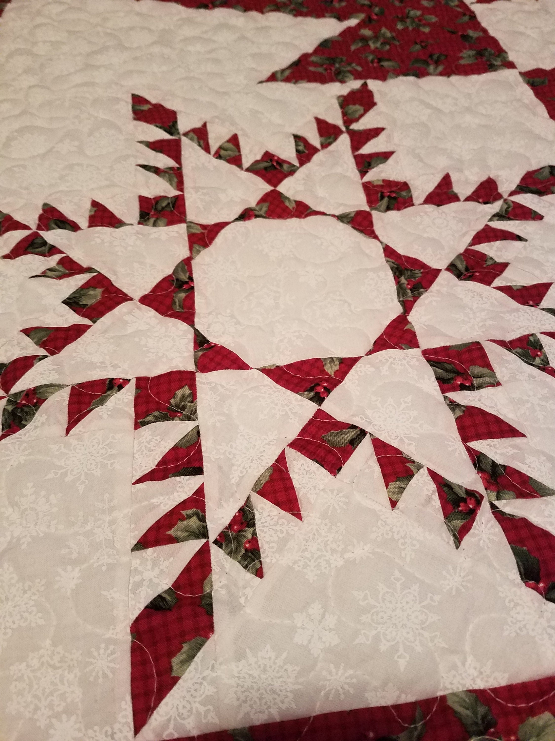 Christmas Quilt Queen size Quilt101 Long by 87 Etsy