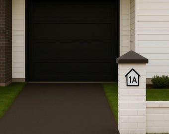 House Design House Number Sign,Weatherproof House Numbers Plaque, Waterproof House number Signs,All Weather House Number
