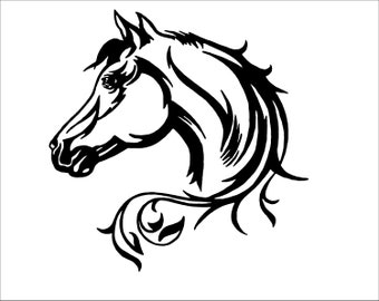 Pegatina de vinilo de caballo grande para autocaravana, furgoneta, caravana, pegatinas, calcomanía gráfica, montañas nevadas, capó del coche d3