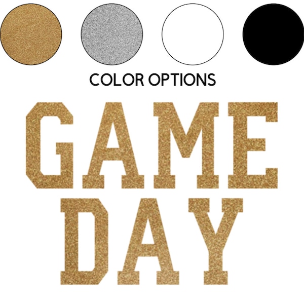 Game Day Iron On Etsy