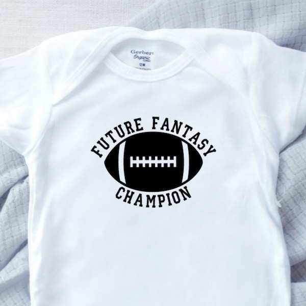 Future Fantasy Football Champion Baby Bodysuit // Sports // Football