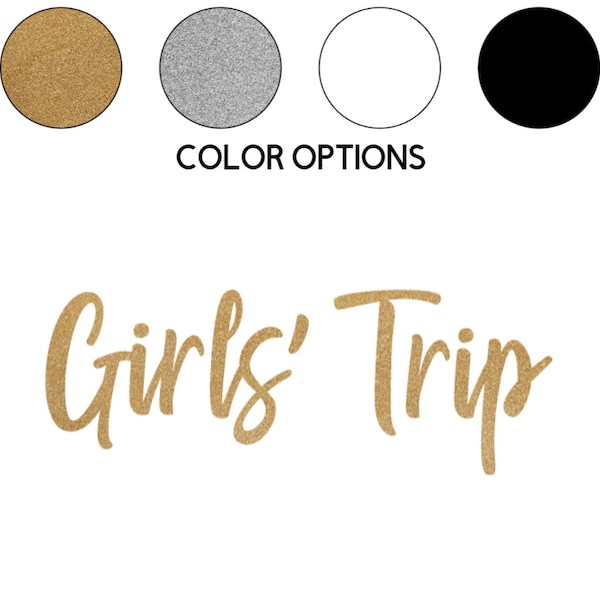 Iron-on Girls' Trip Decal // Friendship // Girls Trip