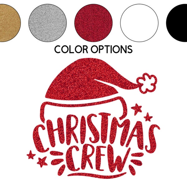 Iron-on Christmas Crew Decal // Winter // Christmas