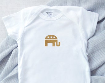 Future Republican Elephant Baby Bodysuit // Political // Election