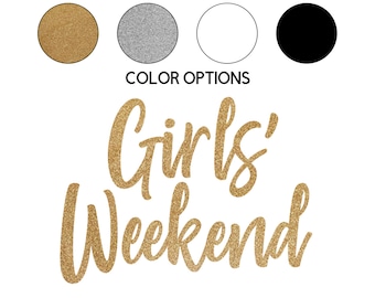 Girls' Weekend Iron on Decal // Friendship // Girls Trip