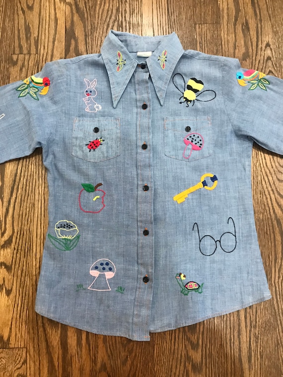 Vintage DENIM shirt (childrens)