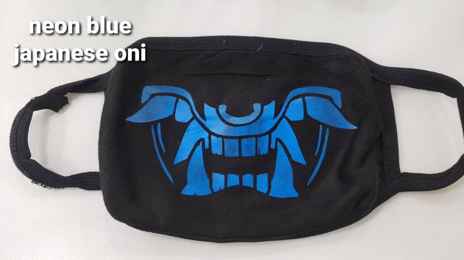 Japanese Oni Mouth Mask Etsy