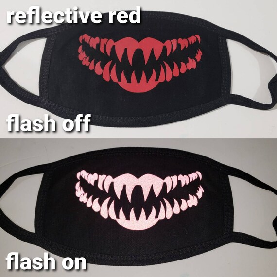 Monster Mouth Mask Etsy