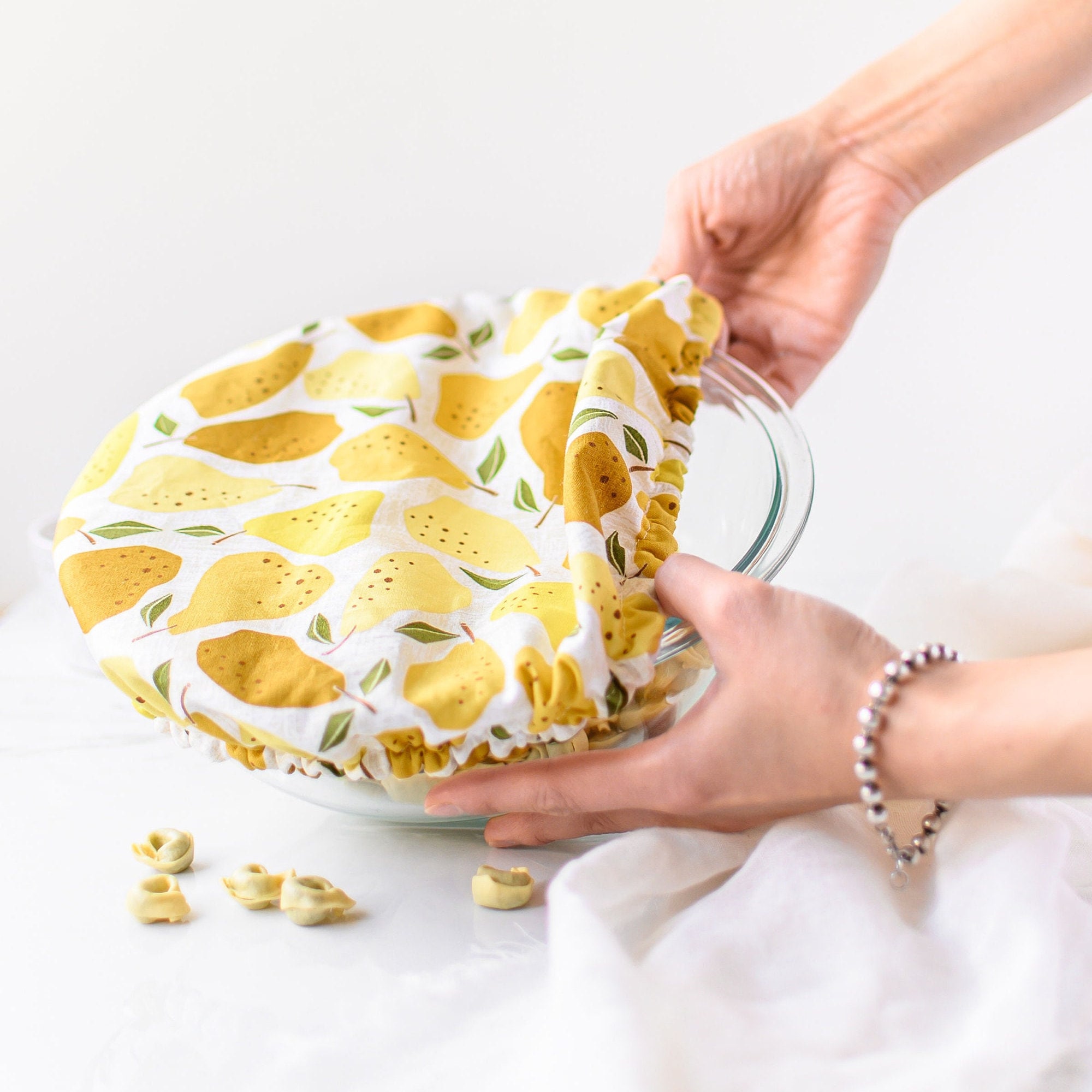Reusable Dish Covers - Grey Floral – Wild Clementine Co.