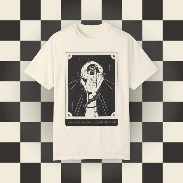 Creepy Eyeball Planet Graphic Cotton Tee main image 0