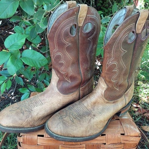 Vintage Boulet Canada Cowboy Boots Mens 12 D