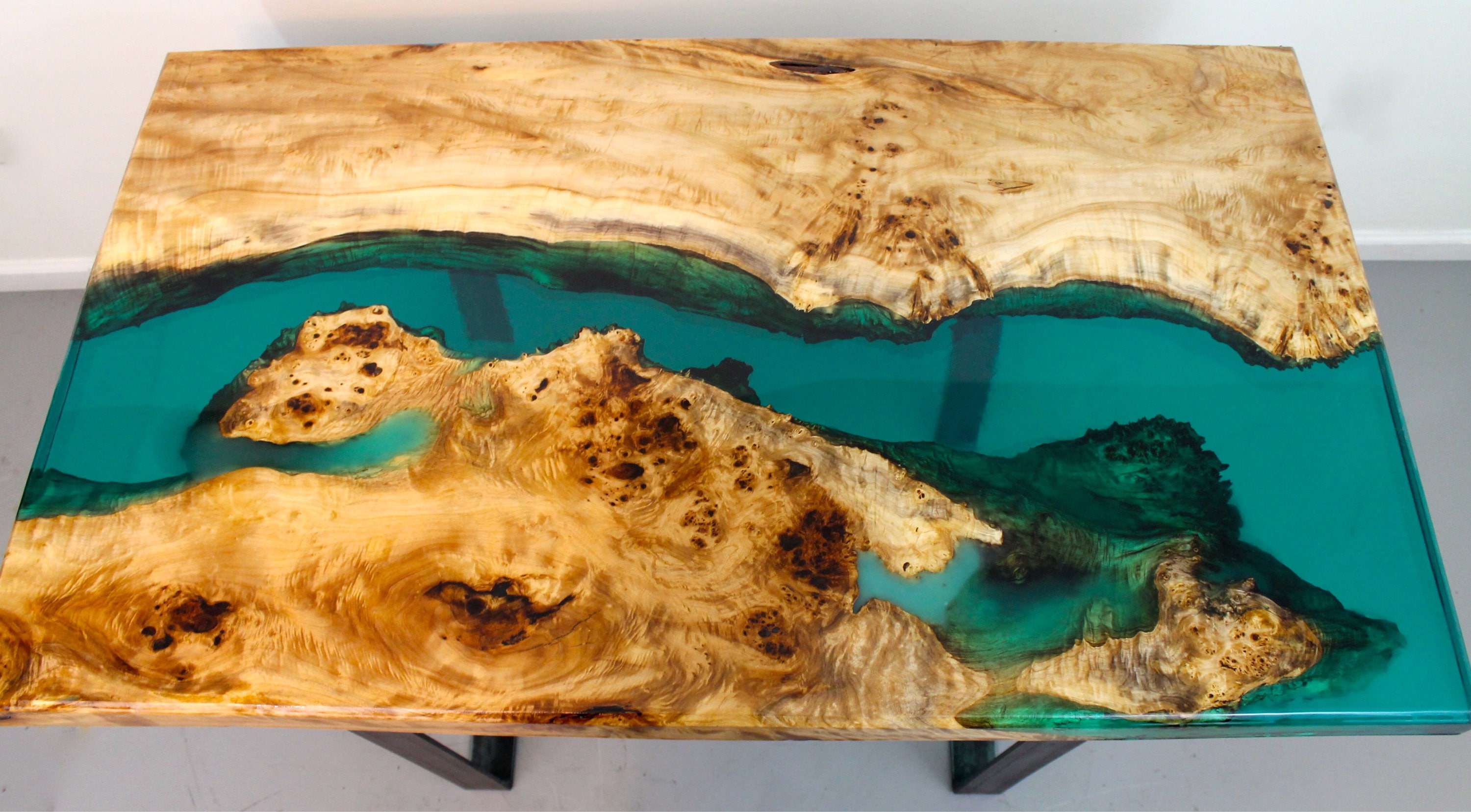 Resin River Dining Table Etsy UK