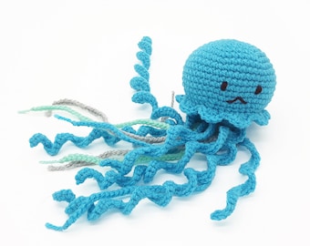 Pieuvre au crochet bleue | pieuvre bébés prématurés | cadeau de naissance fille et garçon | cadeau bébé amigurumi | octopus lovey blanket