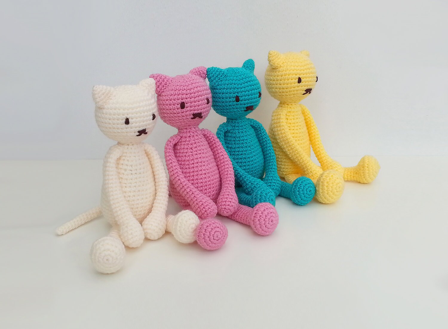 crochet stuffed cat