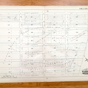 Antike Sunset Park, Brooklyn 1880 GM Hopkins Atlas Karte – New York City, Greenwood Heights, Friedhof, Gowanus Kanal, Bay Ridge, Ave, NY NYC