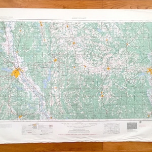 Antique Shreveport, Louisiane 1955 US Geological Survey Topographique Carte - Bossier City, Monroe, Minden, Ruston, Ringgold Mansfield Vivian LA