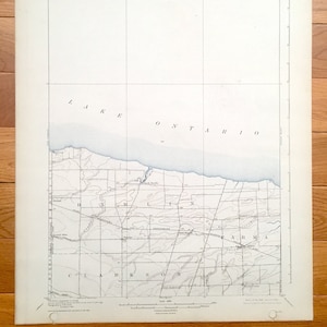 Antike Hamlin, New York, Topographische Karte von 1899 – Monroe County, Clarkson, Parma, Troutburg, Hilton, Morton, Griechenland, NY
