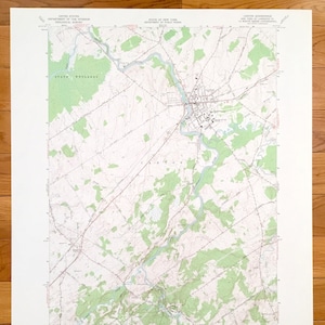 Antiker Kanton, New York 1964 US Geological Survey Topographic Map – St. Lawrence County, Eddy, Pyrites, Russell, Grass River, Harrison Creek