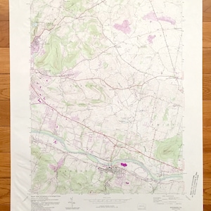 May include: A vintage topographic map of Birdsboro, PA, showing the surrounding area with roads, rivers, and elevation contours. The map is printed on cream-colored paper with brown and red lines. The map title is "Birdsboro Quadrangle, PA" and the map scale is 1:24,000.