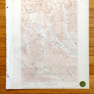 Antique Snoqualmie, Washington 1903 US Geological Survey Topographic Map – King County, Cascade Range, Yakima River, Keechelus Lake, Easton