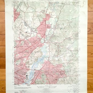 Antieke Washington, DC, 1949 US Geological Survey topografische kaart - Takoma Park, College Park, Hyattsville, Bladensburg, Greenbelt, MD